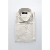 Baldinini Trend White Cotton Shirt